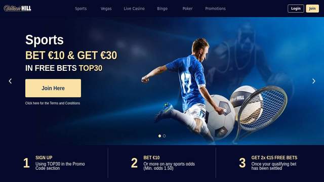 William Hill casino screenshot
